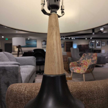 Two Tone Black Table Lamp
