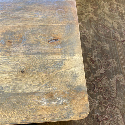 Grey Wash Tropical Wood Coffee Table