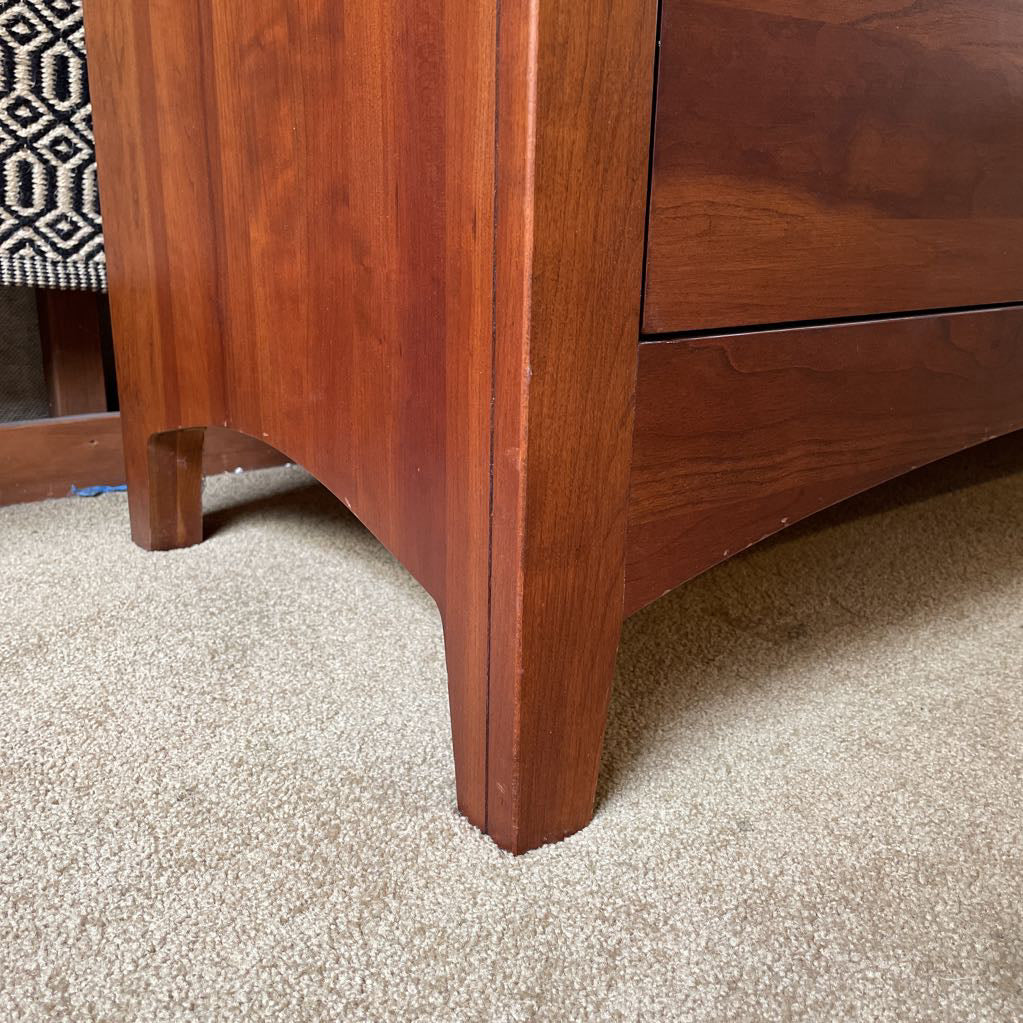 Ethan Allen Cherry Wood 6 Drawer Lowboy