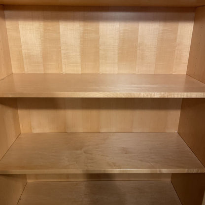 Maple 4 Tier Bookcase w Bottom Closed Storage