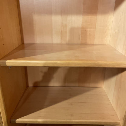 Maple Tall Narrow Bookcase