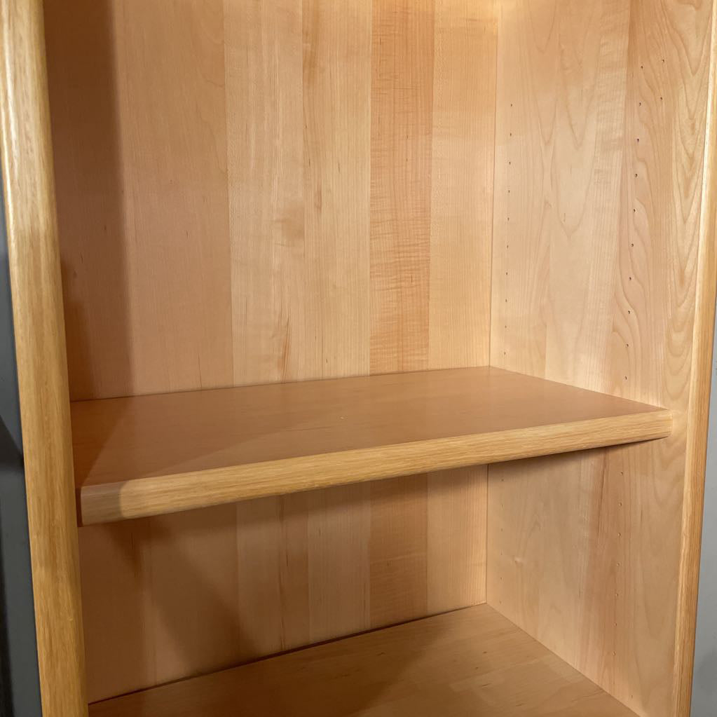 Maple Tall Narrow Bookcase