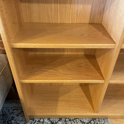 Oak Double Wide Danish Made Bookshelf