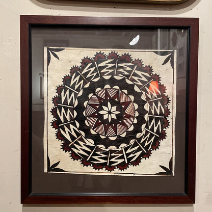 Framed Round Design from Tonga