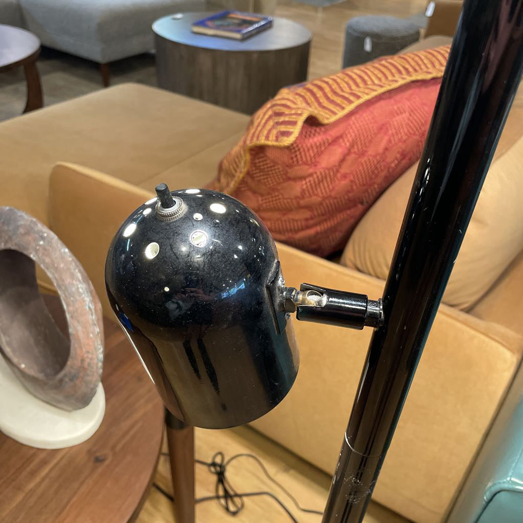 3 Light Glossy Black Floor Lamp LAMPS