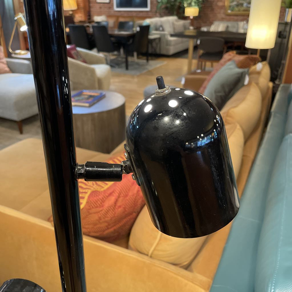 3 Light Glossy Black Floor Lamp LAMPS