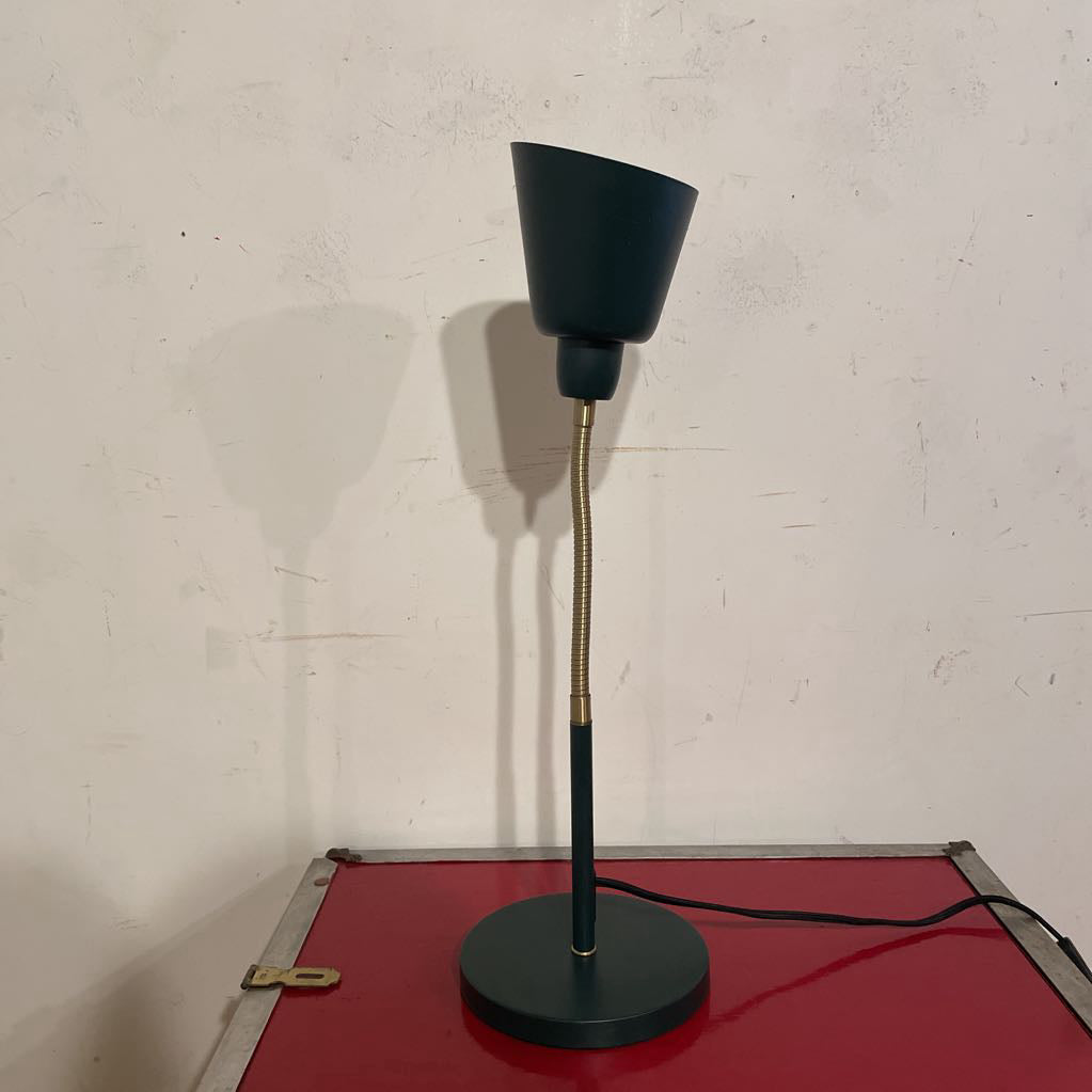 Dark Green Bendy Desk Lamp