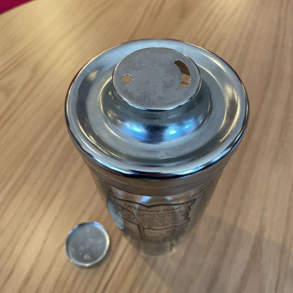 Glass Cocktail Shaker with Metal Lid
