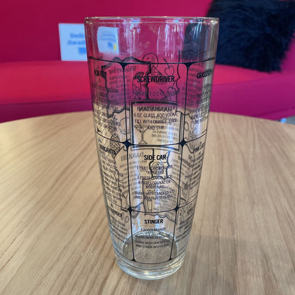 Glass Cocktail Shaker with Metal Lid