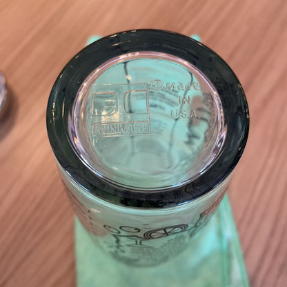 Glass Cocktail Shaker with Metal Lid