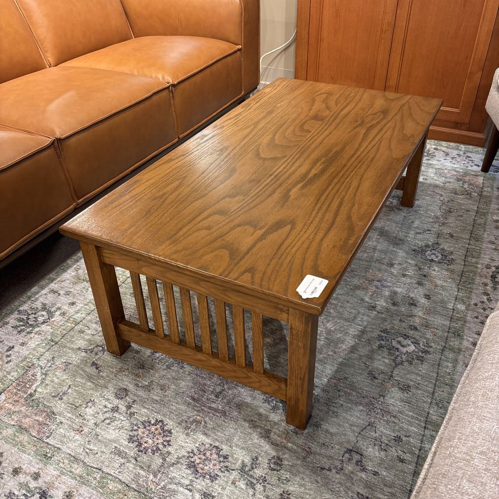Mission Style Oak Coffee Table