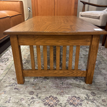 Mission Style Oak Coffee Table