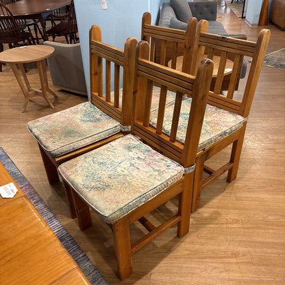 Amish Heritage Pine Expanding Dining Table w/ 2 Leafs, Dining Chair (SET OF 4), & Bench