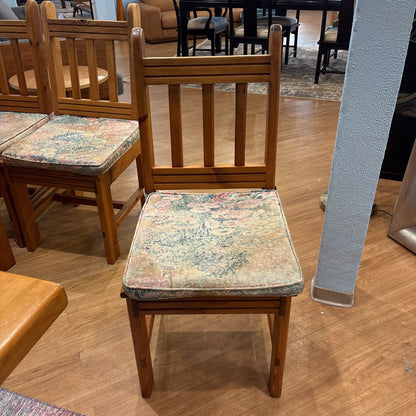 Amish Heritage Pine Expanding Dining Table w/ 2 Leafs, Dining Chair (SET OF 4), & Bench