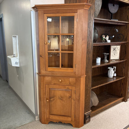 Corner Cabinet w/ Glass Door