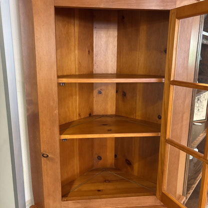 Corner Cabinet w/ Glass Door