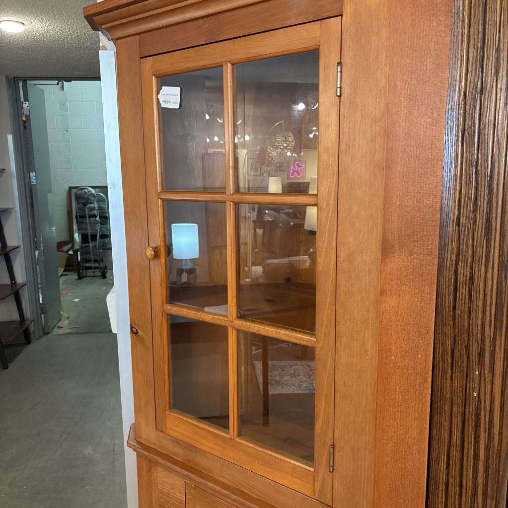 Corner Cabinet w/ Glass Door