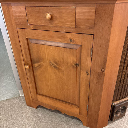 Corner Cabinet w/ Glass Door