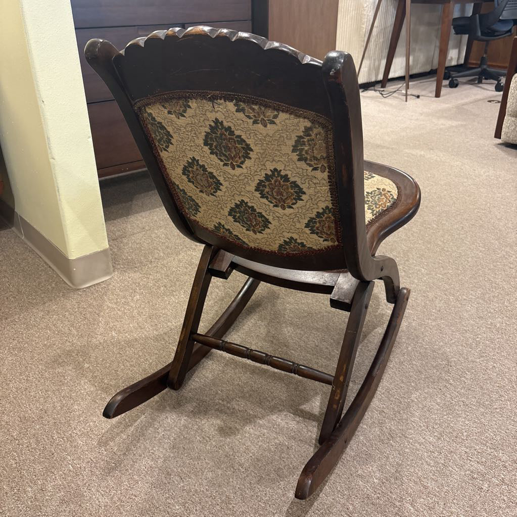 Antique Victorian Folding Rocking Chair