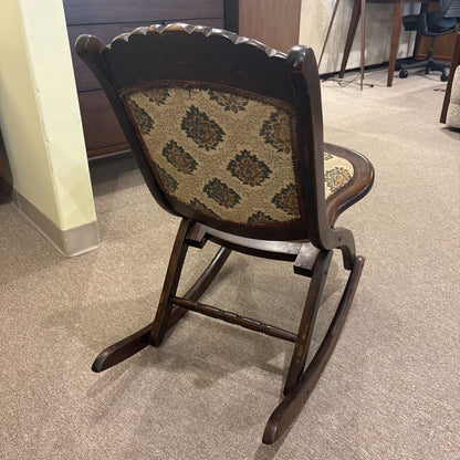 Antique Victorian Folding Rocking Chair