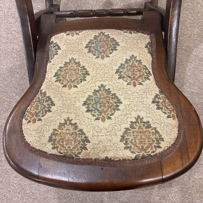 Antique Victorian Folding Rocking Chair
