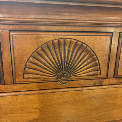 Vintage Solid Hard Rock Maple Chest of Drawers