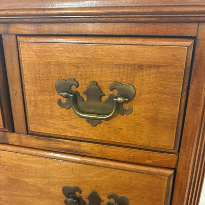 Vintage Solid Hard Rock Maple Chest of Drawers