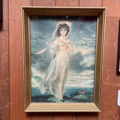 Blue Boy's Girlfriend Framed Print