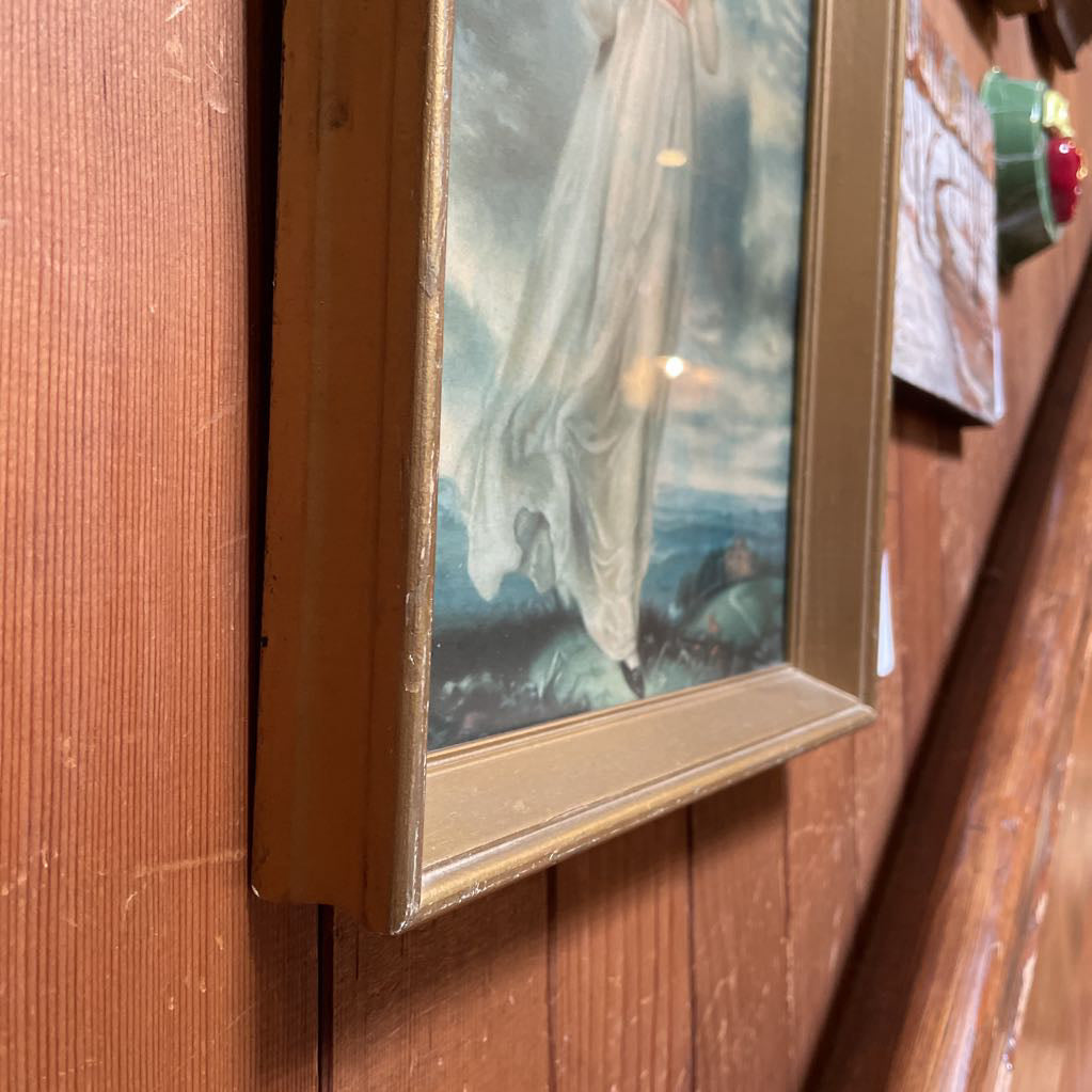 Blue Boy's Girlfriend Framed Print