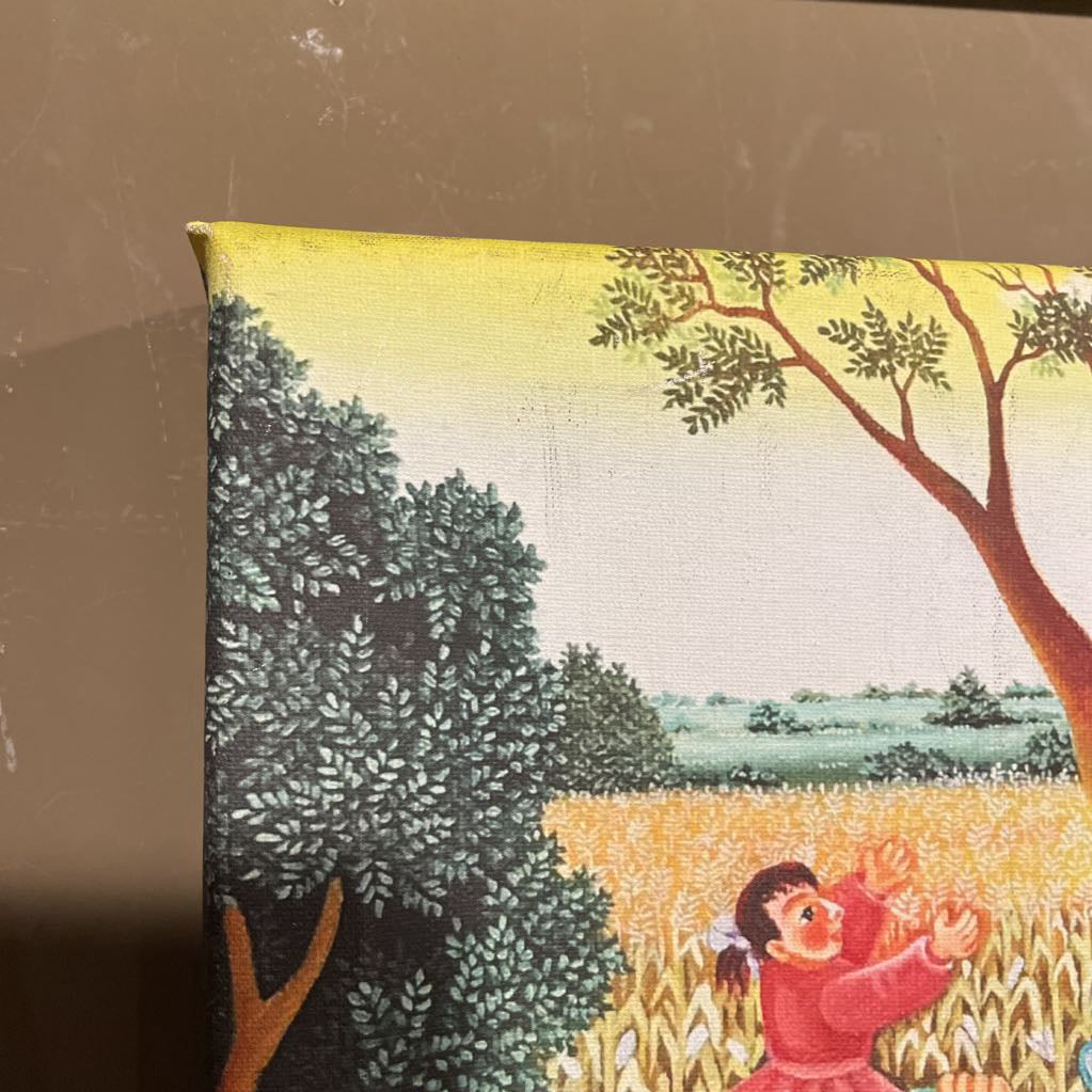 Colorful Peasant Picnic Canvas Art