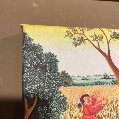 Colorful Peasant Picnic Canvas Art