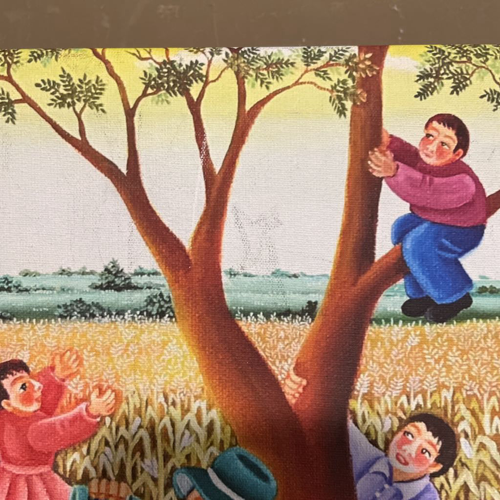 Colorful Peasant Picnic Canvas Art