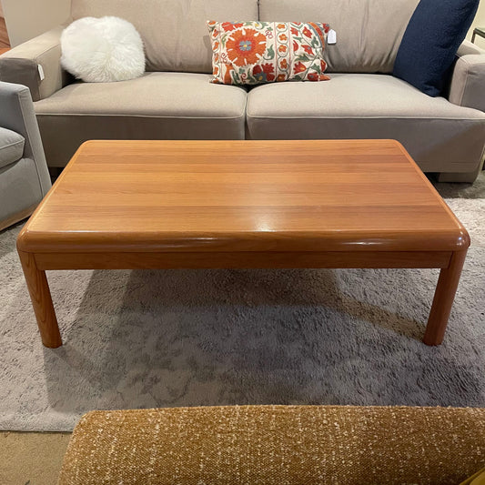 MCM Curved Edge Teak Coffee Table