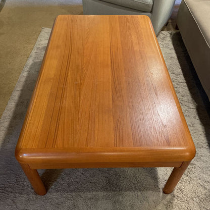 MCM Curved Edge Teak Coffee Table