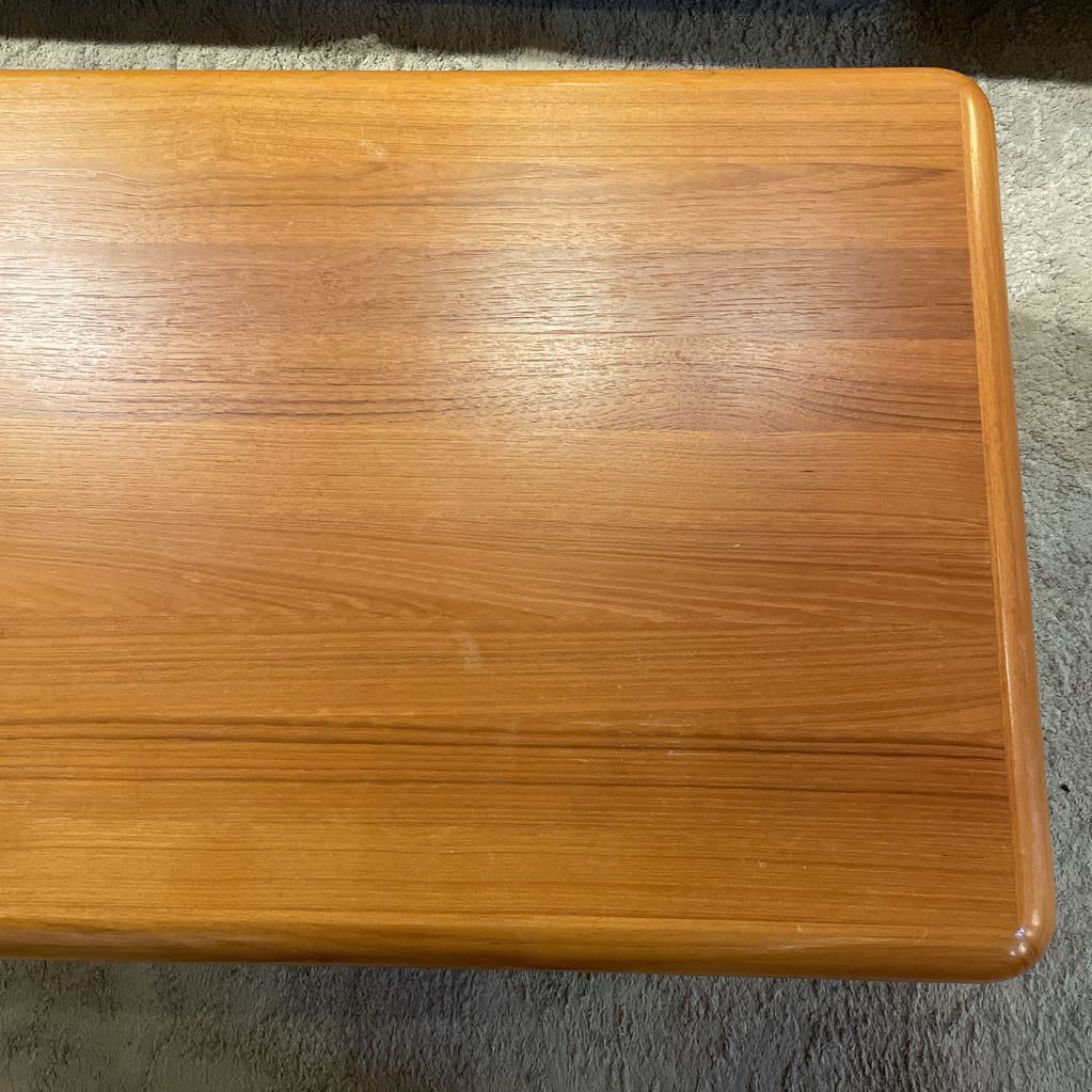 MCM Curved Edge Teak Coffee Table