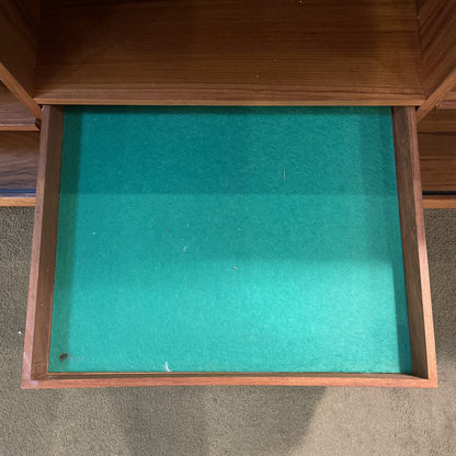 MCM Walnut Credenza with Folding Doors