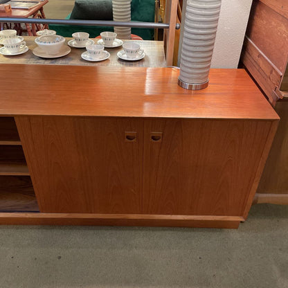 MCM Walnut Credenza with Folding Doors