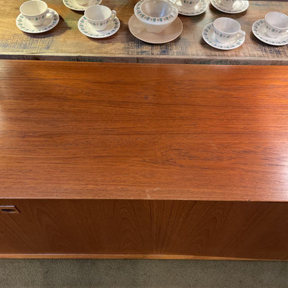 MCM Walnut Credenza with Folding Doors