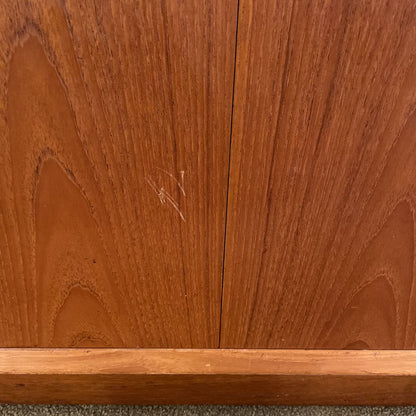 MCM Walnut Credenza with Folding Doors