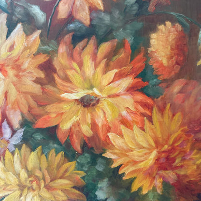 Original Antique Myra Helm Still Life ART
