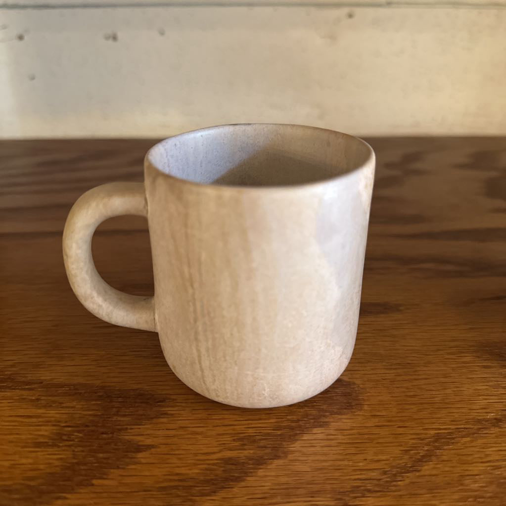 Set of 5 Carved Stone Kisii Mugs