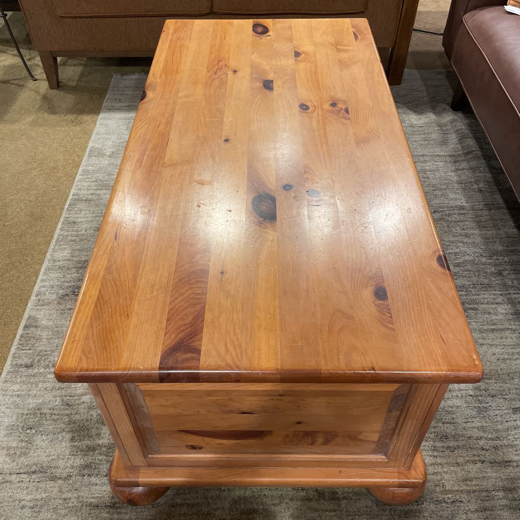 Pine Storage Coffee Table