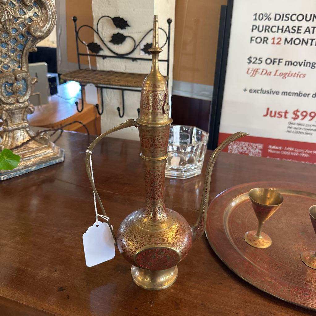 Vintage Indian Tea Service for 4 SMALLS