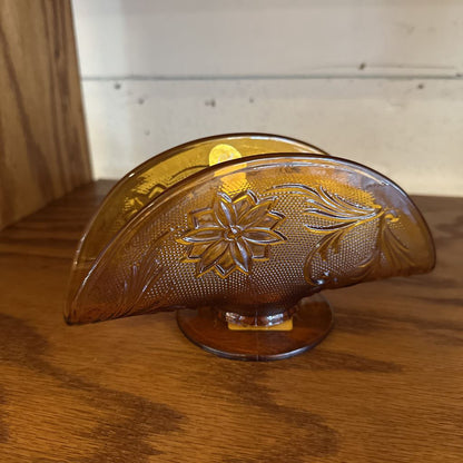 Amber Sandwich Glass