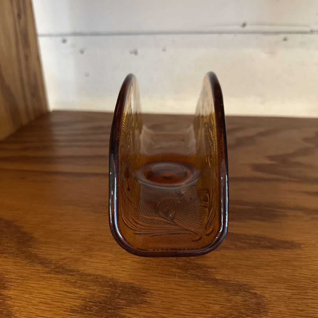 Amber Sandwich Glass