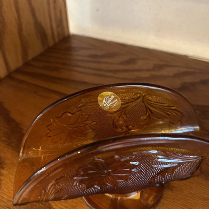 Amber Sandwich Glass