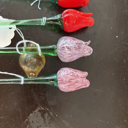 Hand Blown Glass Flower