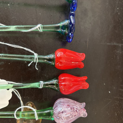 Hand Blown Glass Flower