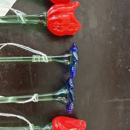 Hand Blown Glass Flower