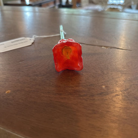 Hand Blown Glass Flower SMALLS